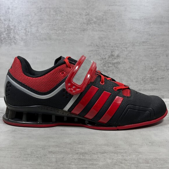 Adidas Adipower M21865 Weightlifting Shoes - Men\'s Size 11 - Black Red main image 7